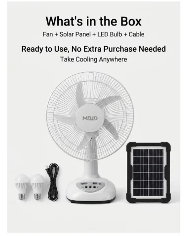 MDJD TABLET SOLAR FAN